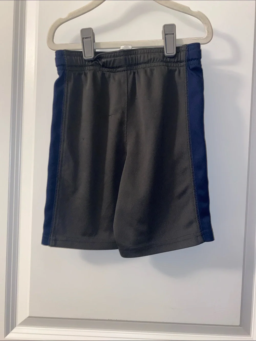 Carter's Black Kids Athletic Shorts with White Drawstring